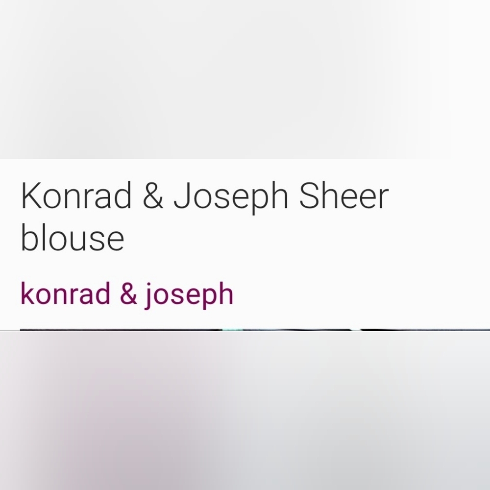 Konrad & Joseph Sheer Blouse. View 3